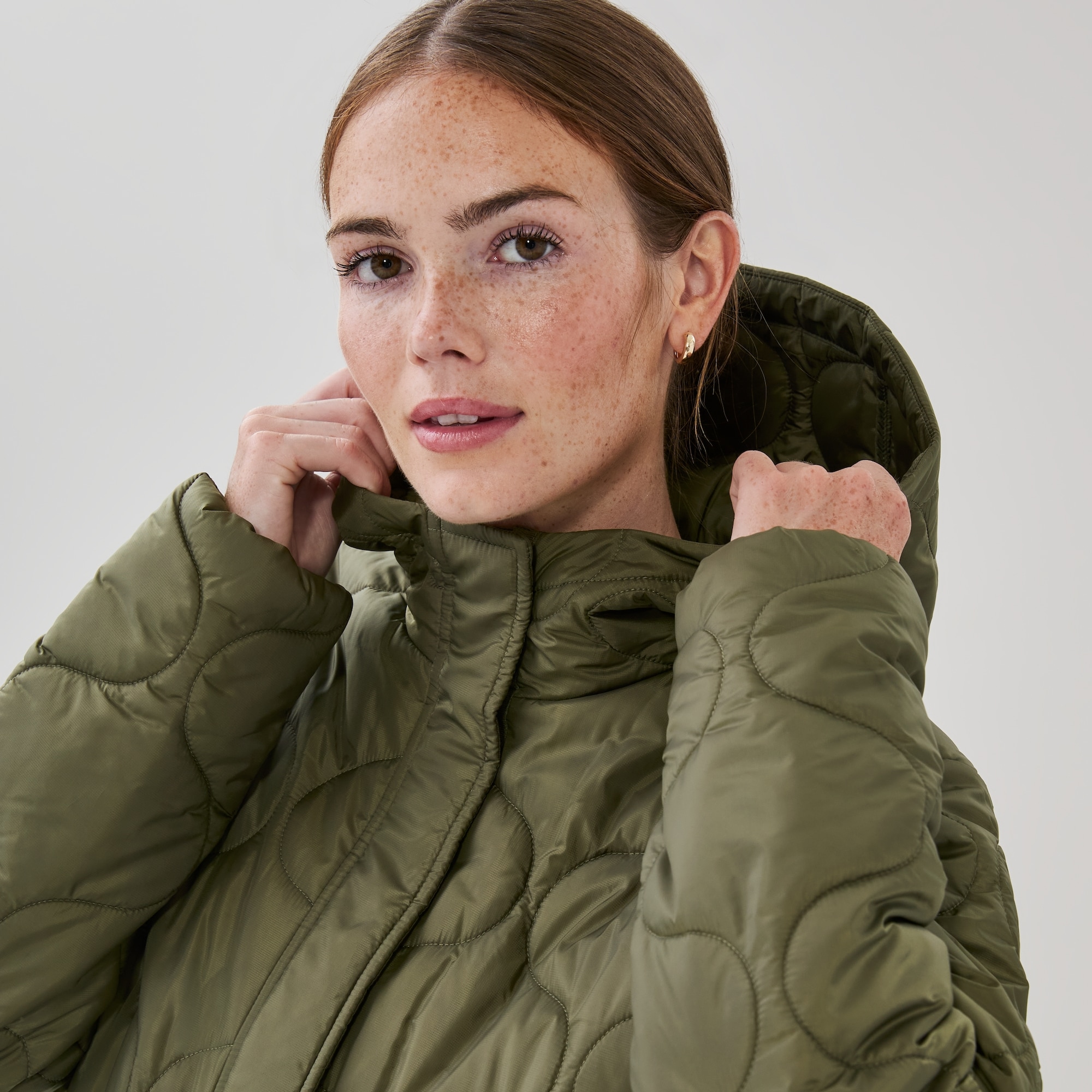 Quilted Midi Jacket