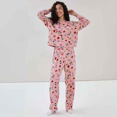 Disney Mickey Mouse & Minnie Mouse Sleep Set - Dusty Rose
