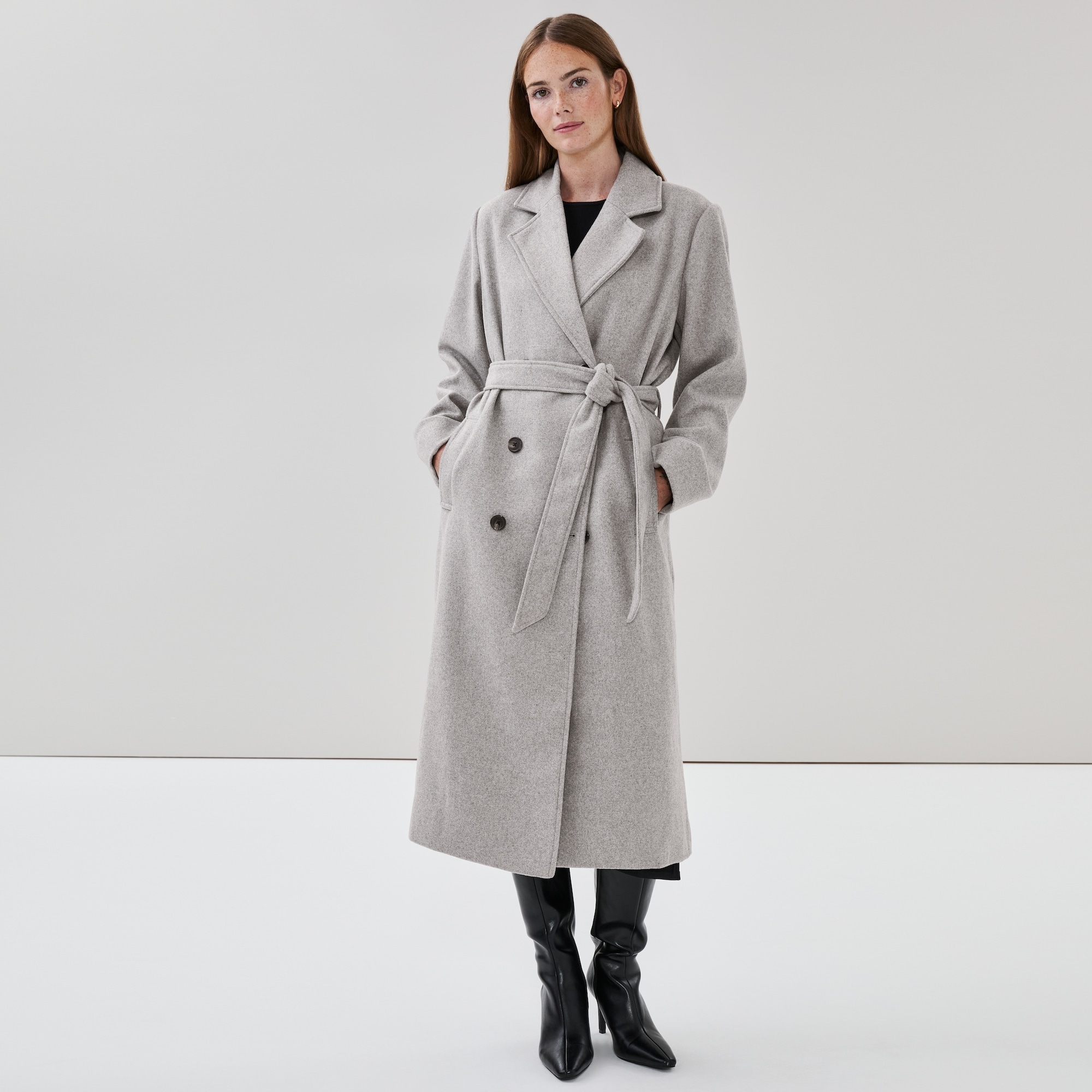 Trenchcoat à boutonnage double