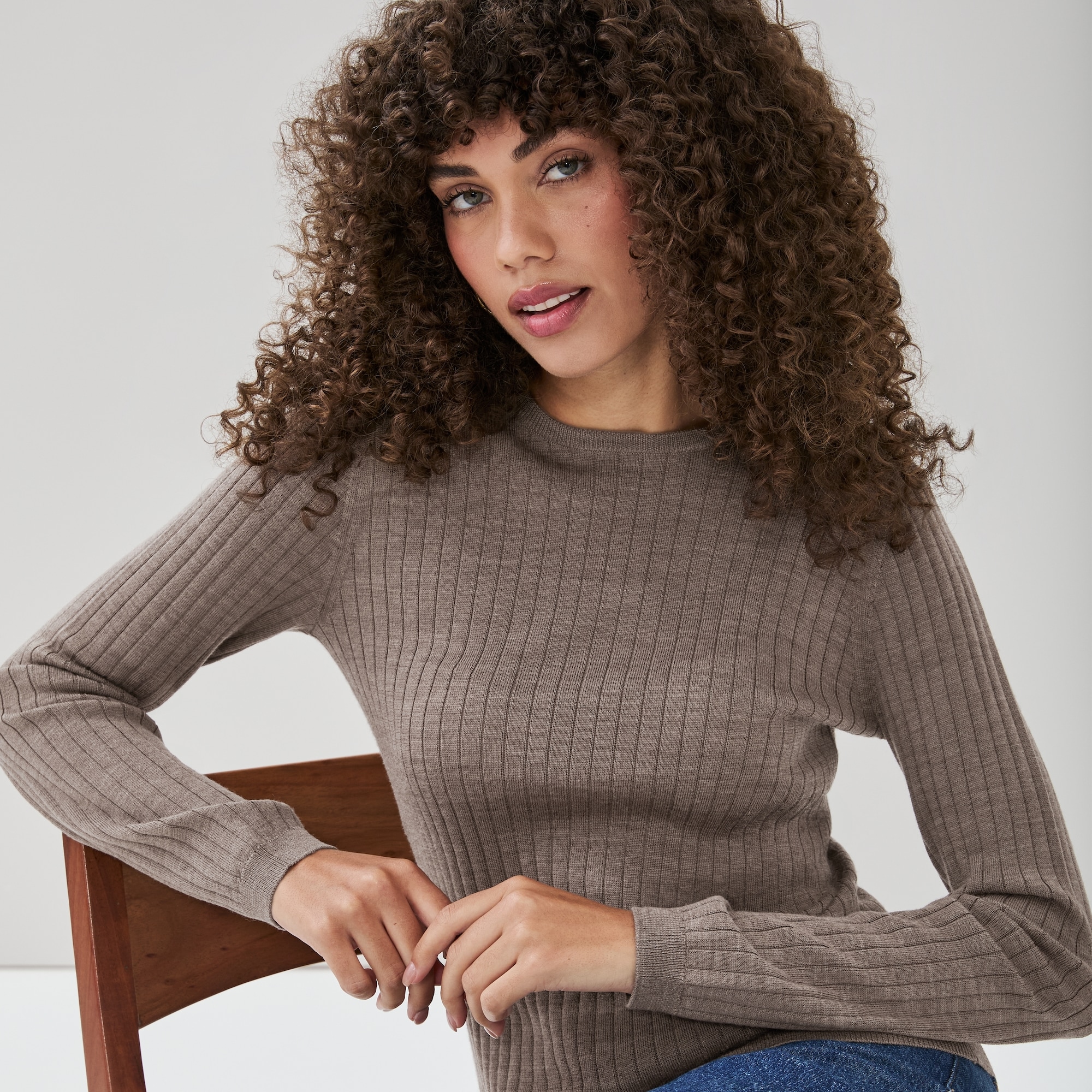 Merino Wool Crewneck Sweater