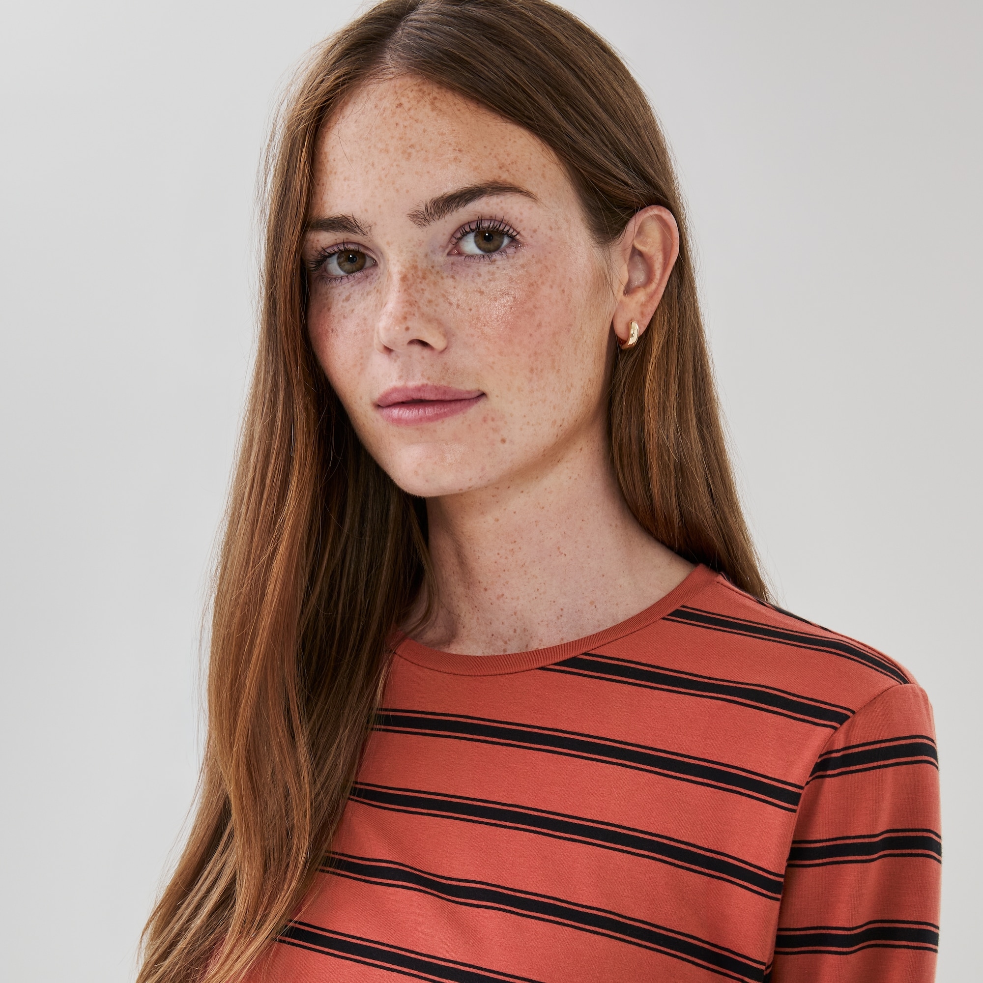 Striped Classic Fit Long Sleeve Top