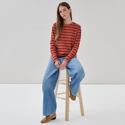Joe Fresh Haut rayé à coupe classique à manches longues 1 ea, 19,00 $/1ch