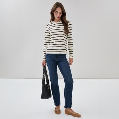 Joe Fresh Striped Classic Fit Long Sleeve Top 1 ea, $19.00/1ea