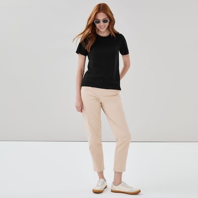 Crewneck T-Shirt - JF Black