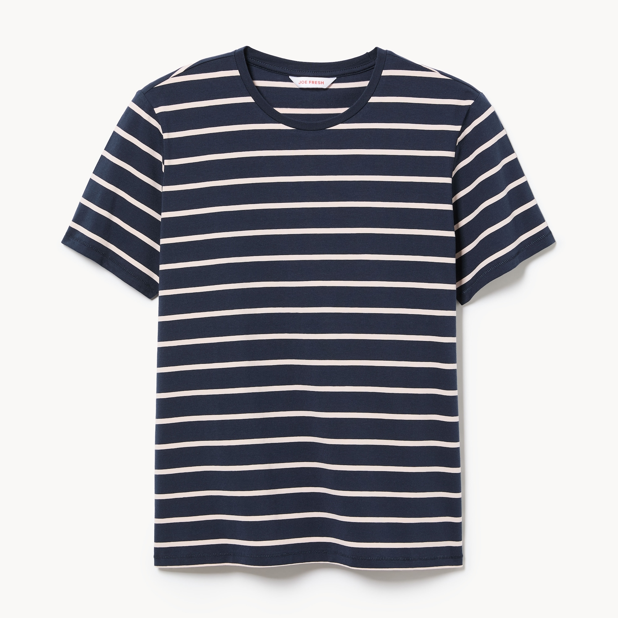 T-shirt ras du cou à rayures