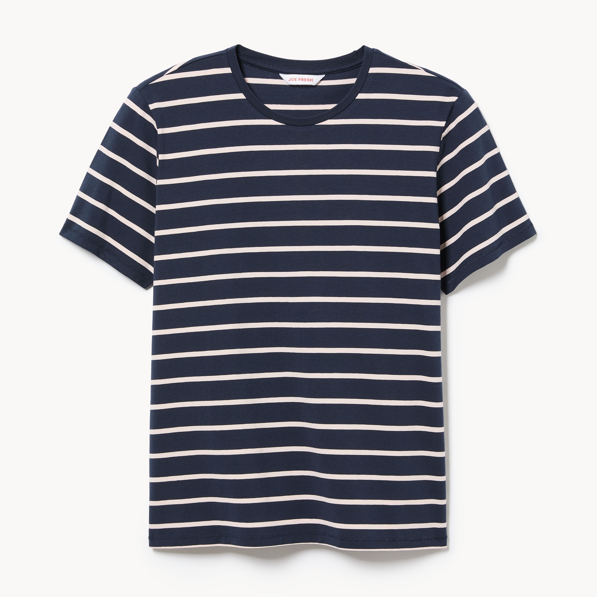 T-shirt ras du cou à rayures