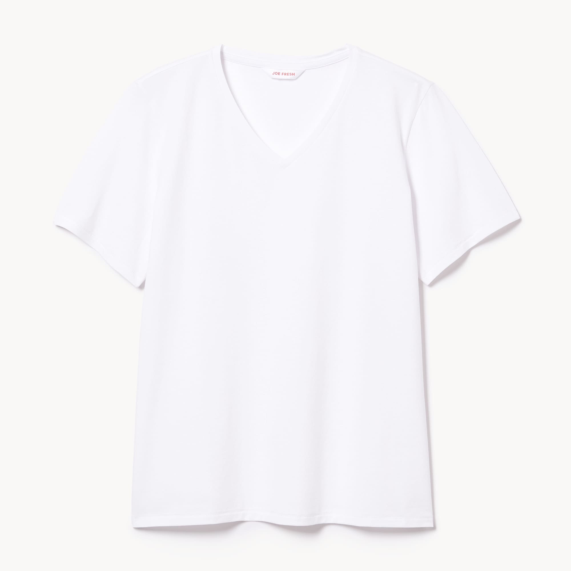 T-shirt à col en V à coupe classique