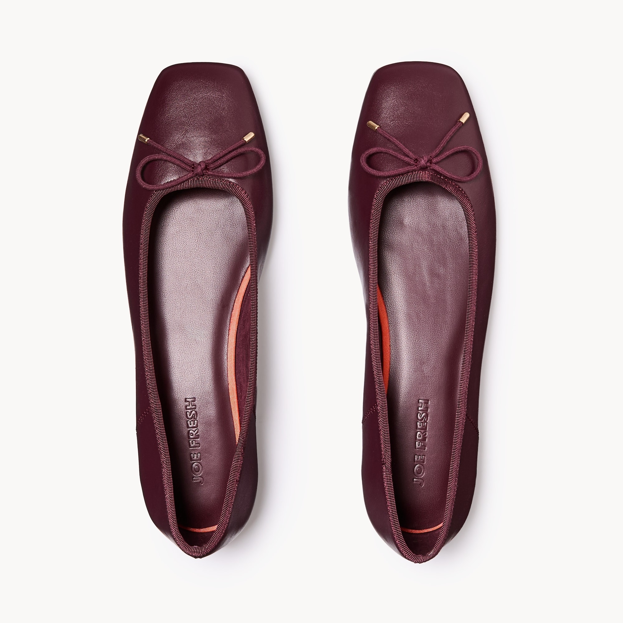 Square Toe Ballet Flats