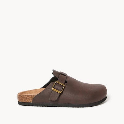 Classic Mules - Dark Brown