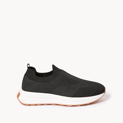 Pull-On Sneakers - Black