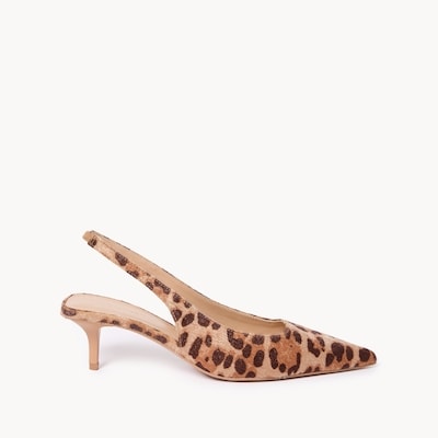 Slingback Heels - Brown Mix
