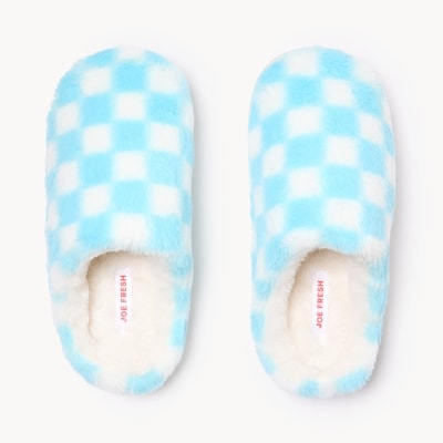 Checkered Slippers