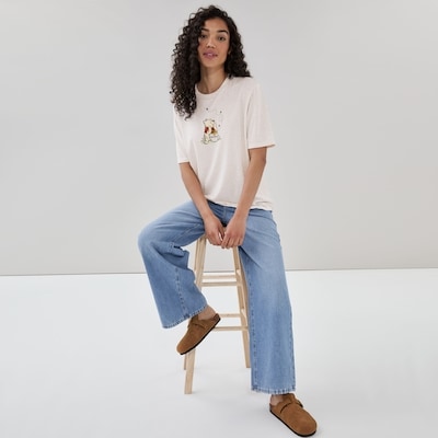 Disney Winnie-the-Pooh Oversized T-Shirt - Oat Mix