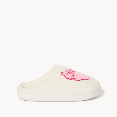 Bow Slippers - Cream