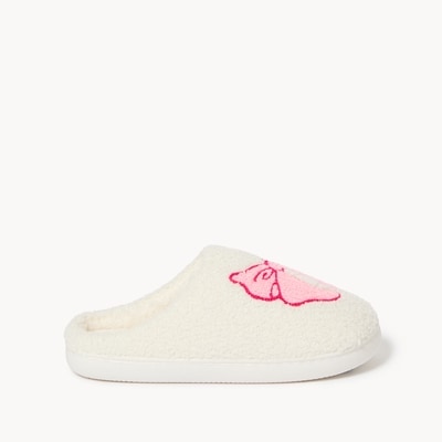 Bow Slippers - Cream