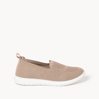 Espadrilles en tricot - Taupe