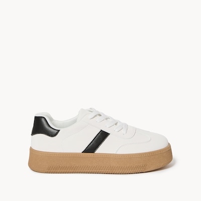 Espadrilles à semelle plateforme - Blanc