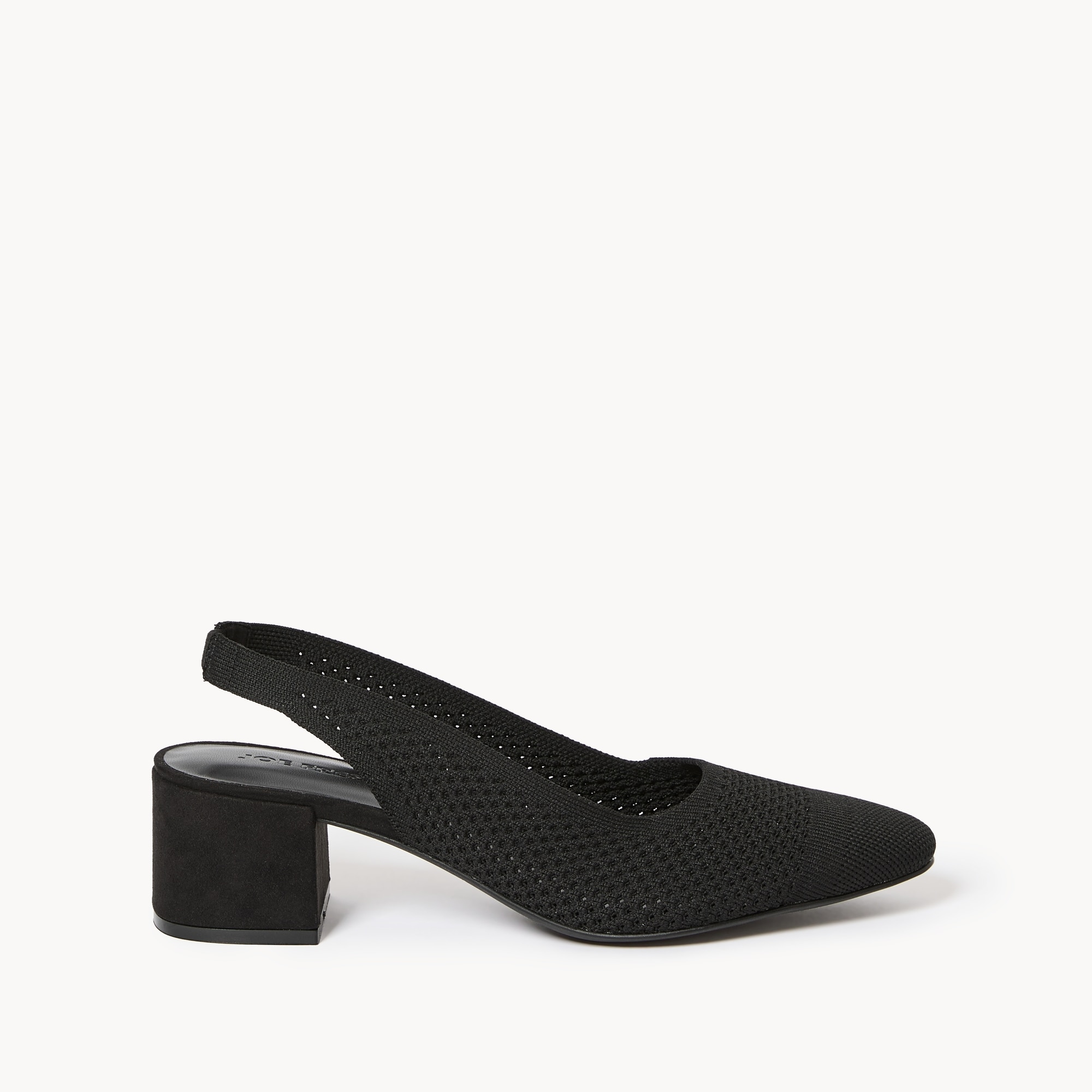 Knit Mesh Slingback Heels