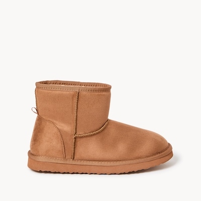 Ankle Cozy Boots - Light Brown