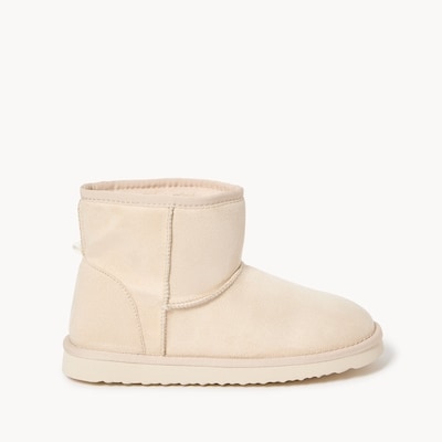 Ankle Cozy Boots - Beige