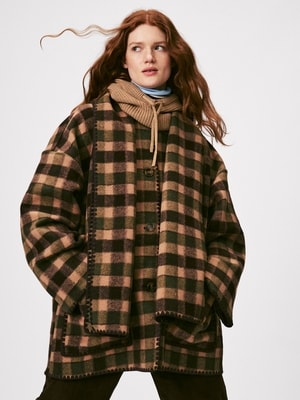 Joe Fresh Melton Scarf Coat 1 ea, $89.00/1ea