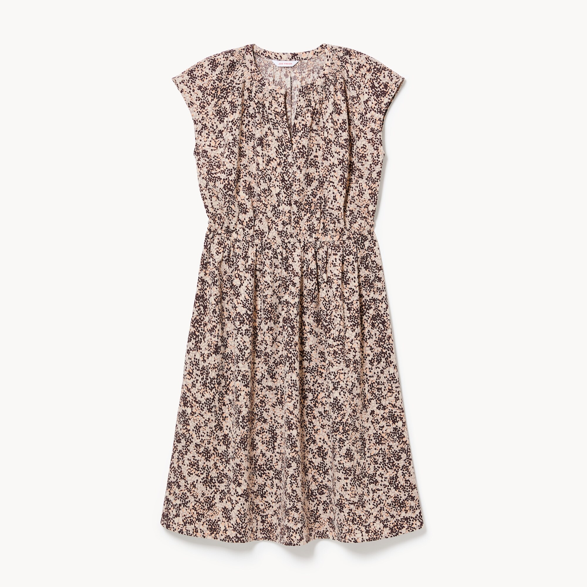 Robe imprimée en crêpe