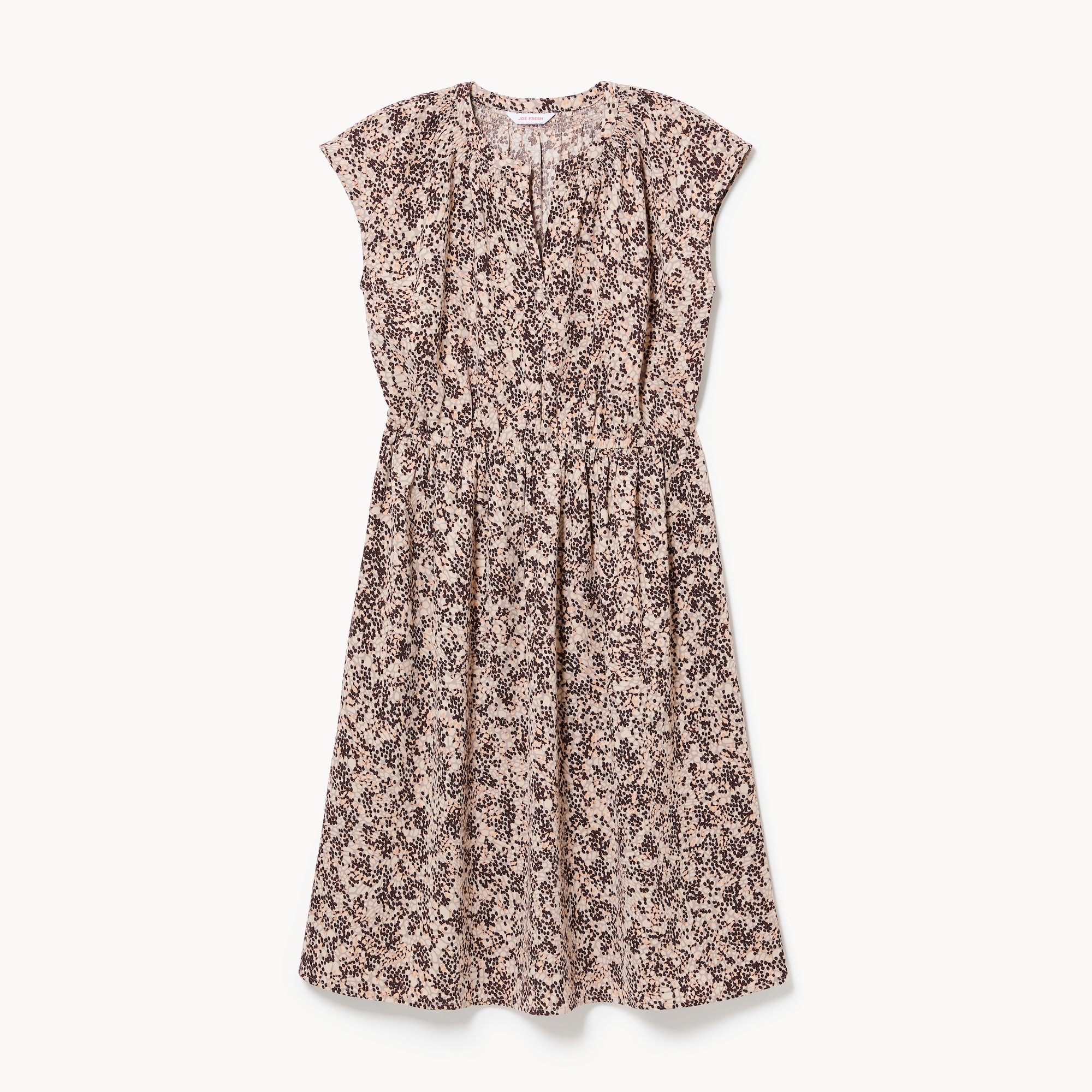 Robe imprimée en crêpe