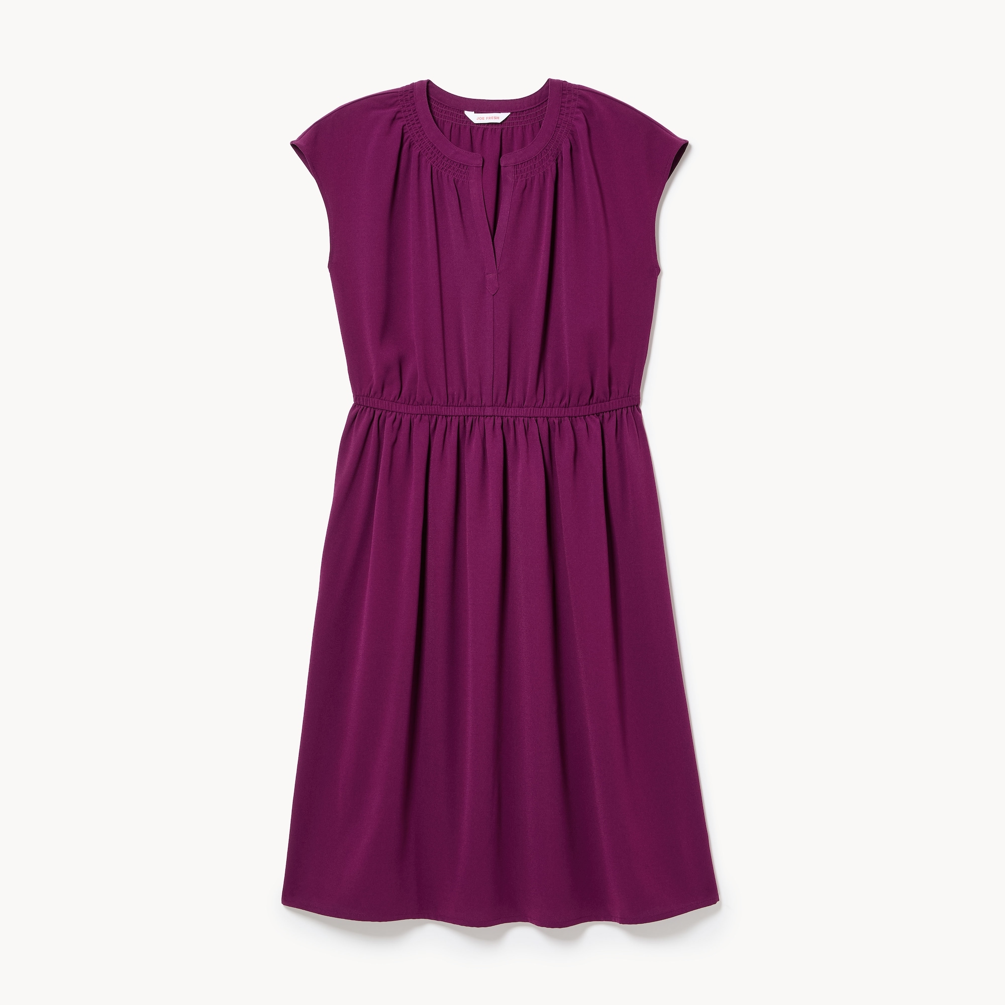 Crepe Short Sleeve Dress