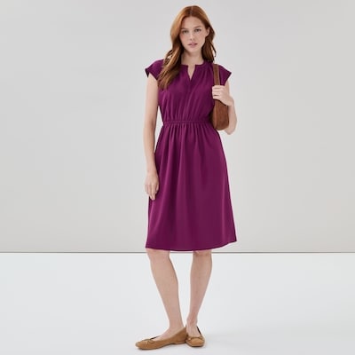 Joe Fresh Robe en crêpe à manches courtes 1 ea, 39,00 $/1ch