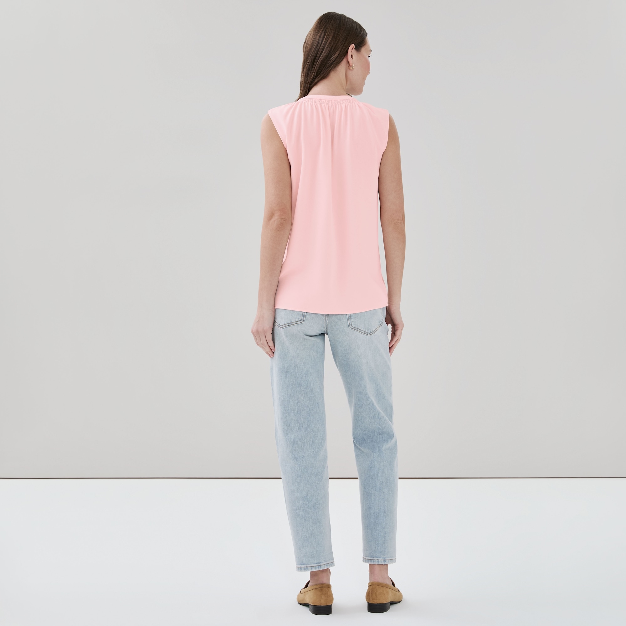 Crepe Sleeveless Top