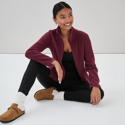 Active Microfleece Jacket - Maroon