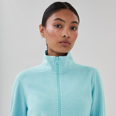 Active Microfleece Jacket - Dusty Blue