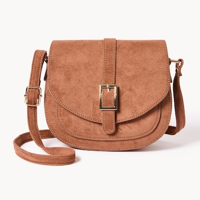 Crossbody Saddle Bag - Brown