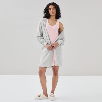 Cardigan long décontracté - Mélange De Gris