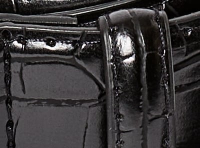 Croc Embossed Belt