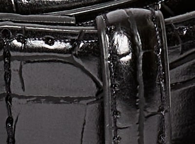 Croc Embossed Belt