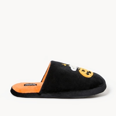 Peanuts Snoopy Slippers - Black