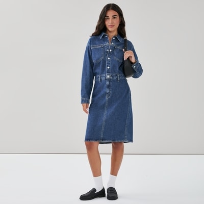 Robe en denim SignatureMC Gold Levi Strauss - Laver Moyen