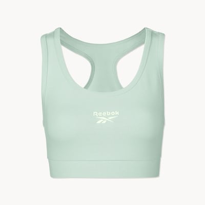 Reebok Cotton Bralette - Light Teal