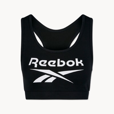 Soutien-gorge sport long Reebok - Noir