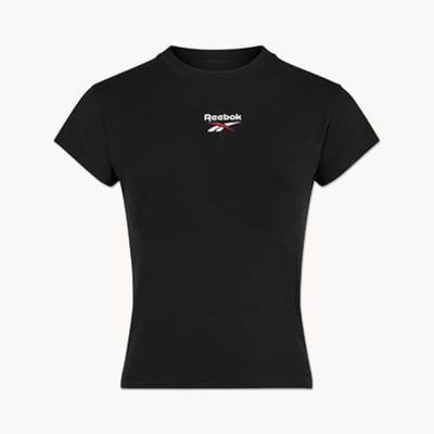Reebok Cap Sleeve T-Shirt - Black
