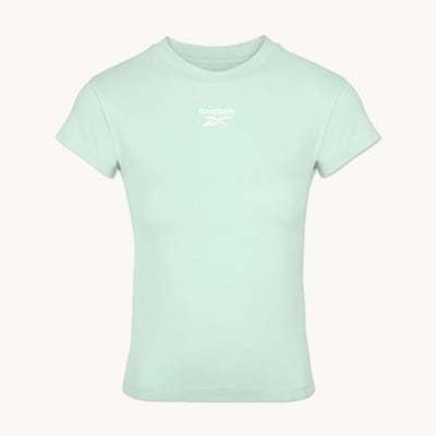 T-shirt à mancherons Reebok - Sarcelle Pâle