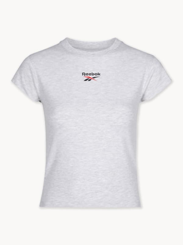 Reebok Cap Sleeve T-Shirt - Light Grey Mix