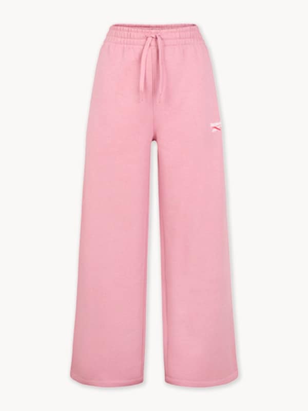 Reebok Wide Leg Sweatpant - Light Pink