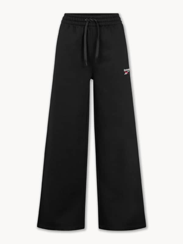 Reebok Wide Leg Sweatpant - Black