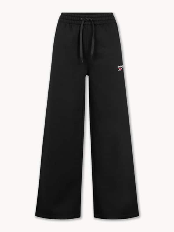 Reebok Wide Leg Sweatpant - Black