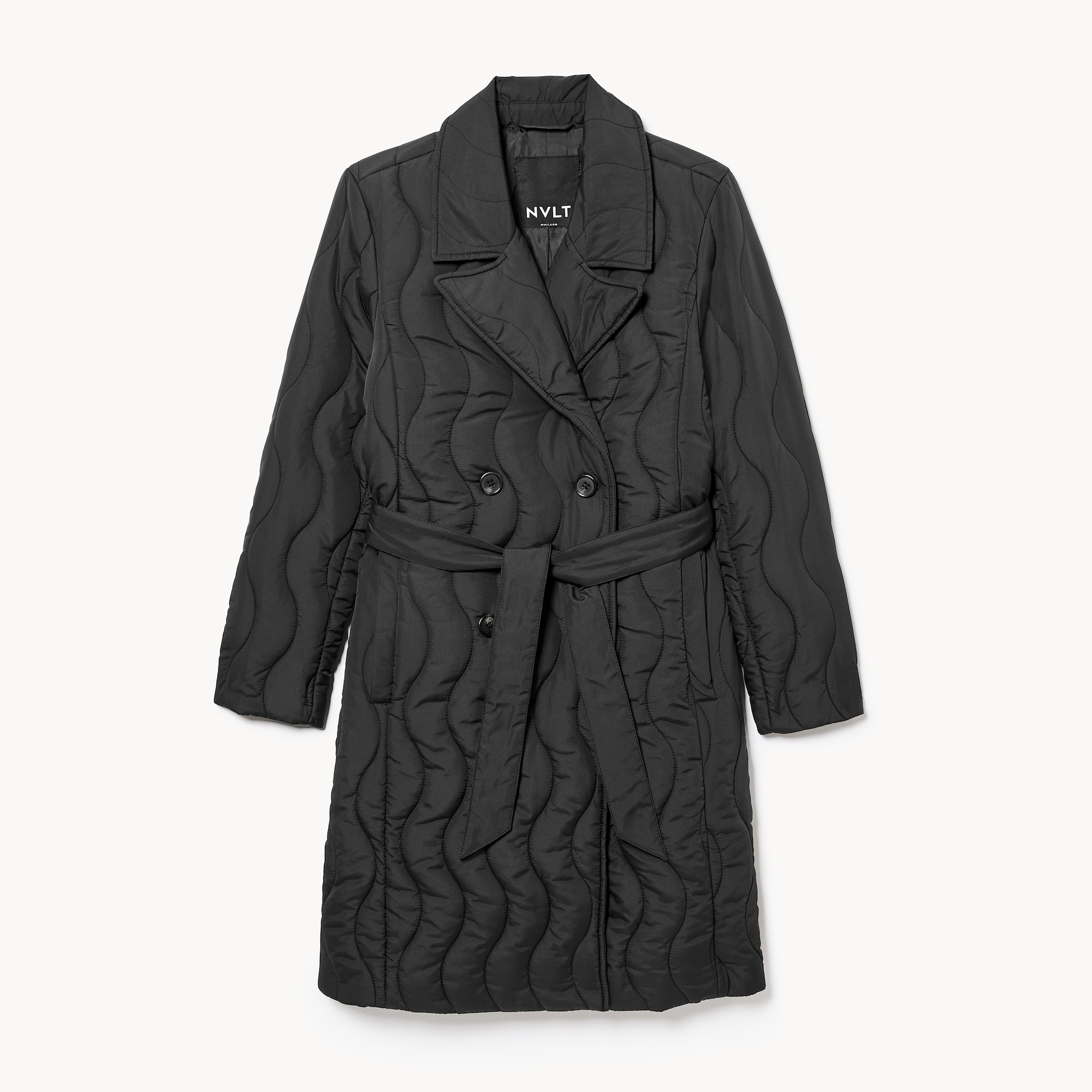 NVLT Double-Breasted Quilted Coat