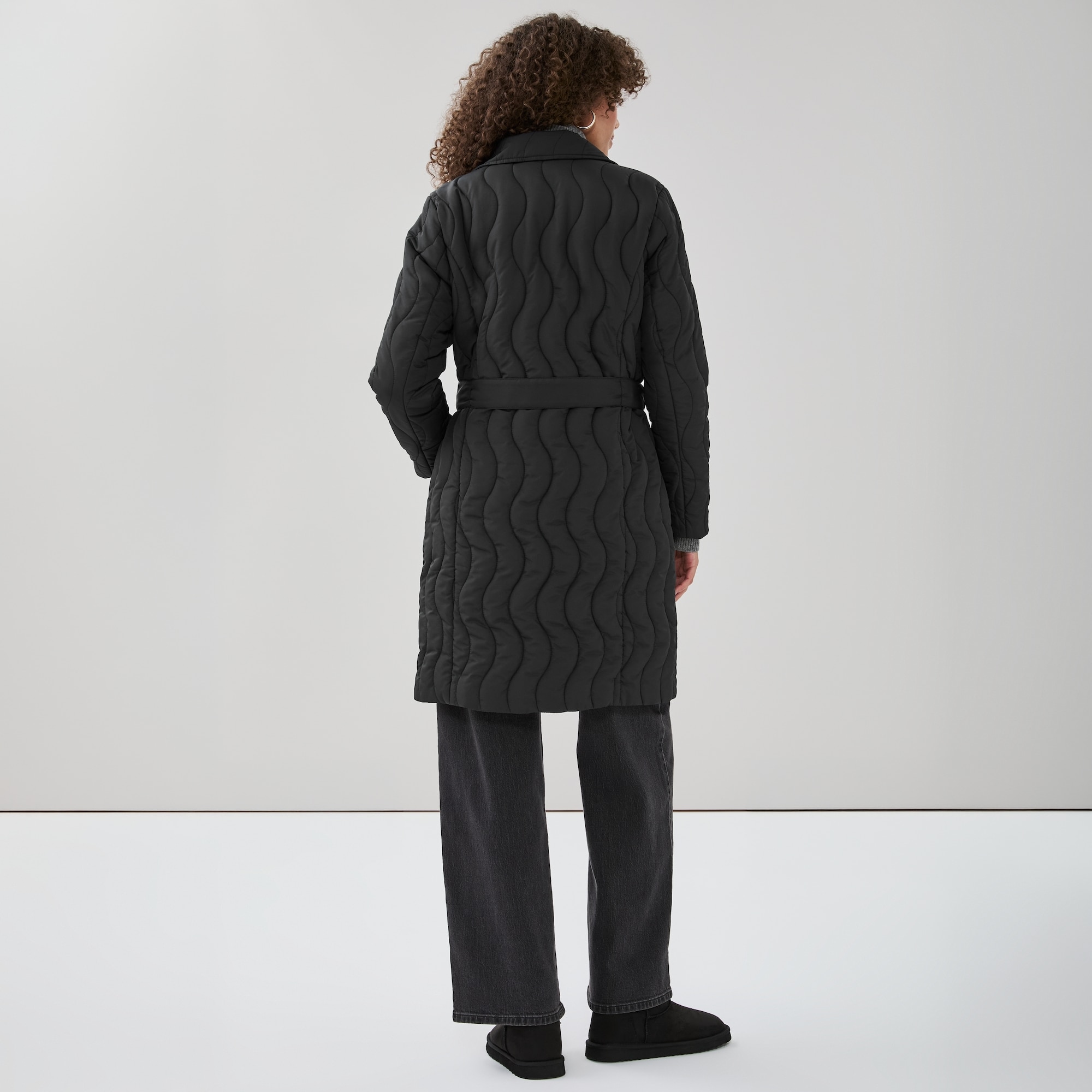 NVLT Double-Breasted Quilted Coat