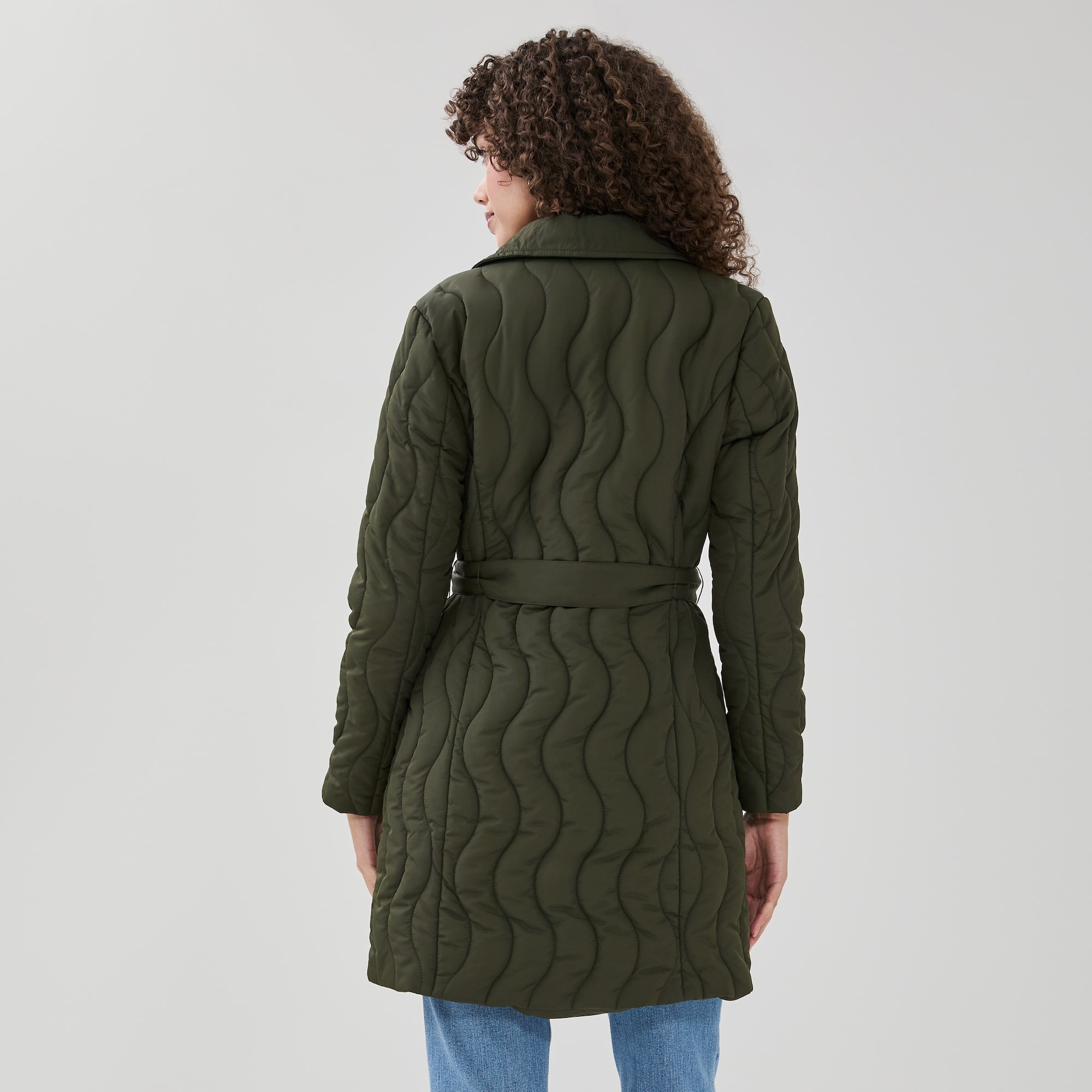 NVLT Double-Breasted Quilted Coat