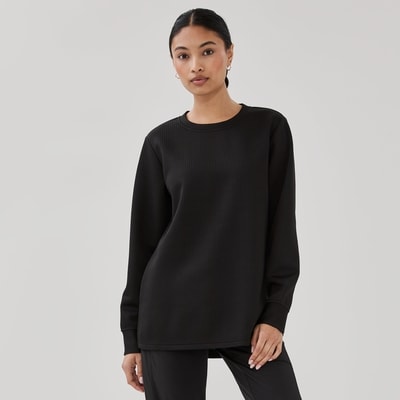 Novelti Classics Long Sweater - Black